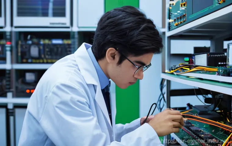 전자공학 실습 장비 추천 - **Prompt Title: The Precision of Measurement in a Modern Electronics Lab**
    **Image Prompt:** A c...